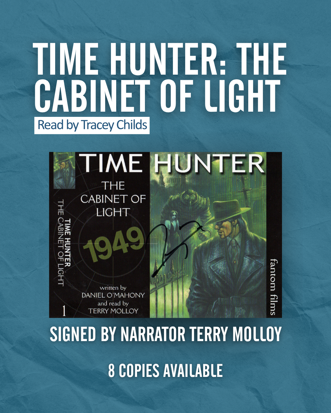 Signed Audiobooks TIME HUNTER THE CABINET OF LIGHT (1)